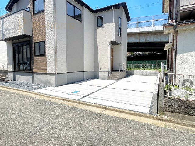 我孫子市泉7期　新築戸建て　1号棟の駐車場|カースペースは2台お停めいただけます♪