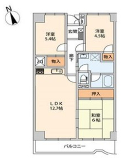 【間取り】 | 第二サンライズ伊奈　