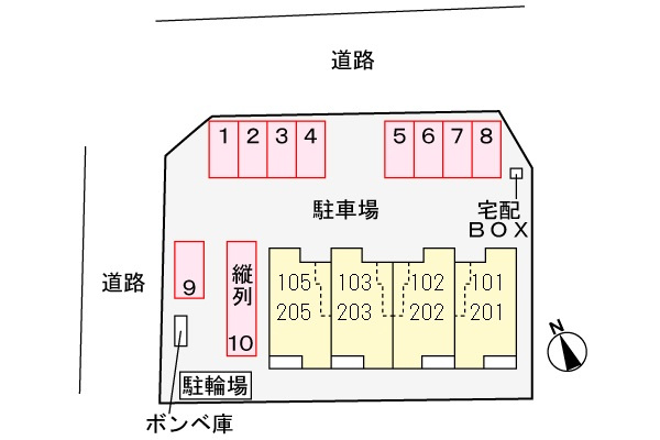 エミリアナの区画図