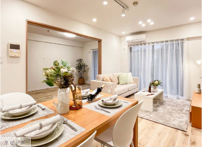 【居間・リビング】 | ダイアパレス東浦和Ⅱ | こちら約13.6帖あるLDKです！