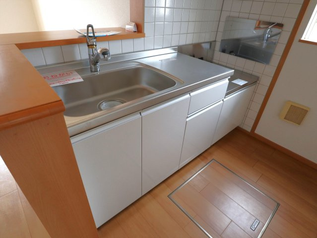 アパートメント　ベティBのキッチン