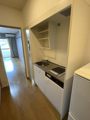 【キッチン】 | ワンルームアパートメントＵＥＨＩＲＡ