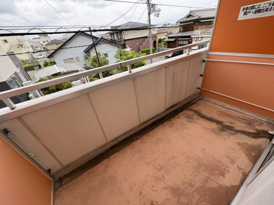 【バルコニー】 | ワンルームアパートメントＵＥＨＩＲＡ