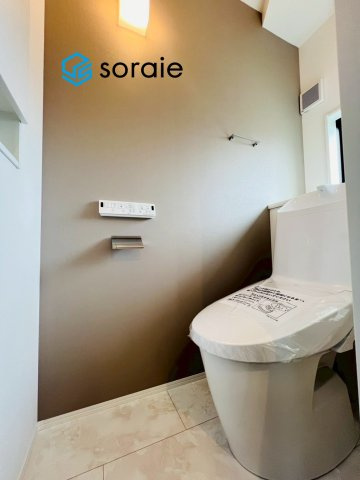 川越市稲荷町　新築戸建のトイレ