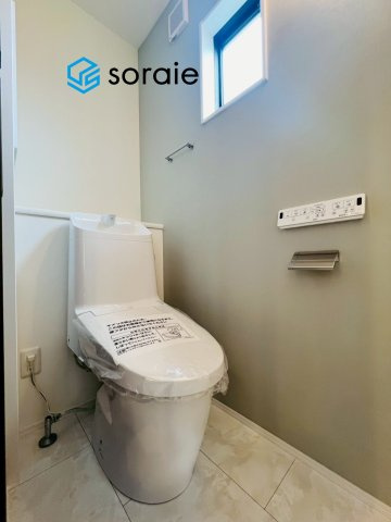 川越市稲荷町　新築戸建のトイレ