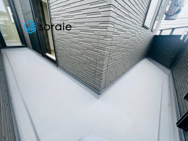 川越市稲荷町　新築戸建のバルコニー