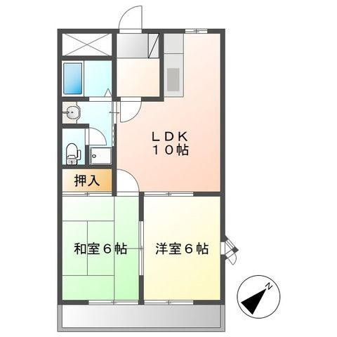 【間取り】 | ユーカリハイツ