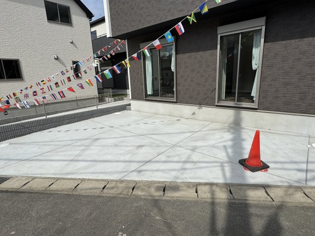 松戸市栗山新築戸建（栗山Ⅳ）の駐車場|C号棟駐車スペース・並列2台駐車可
