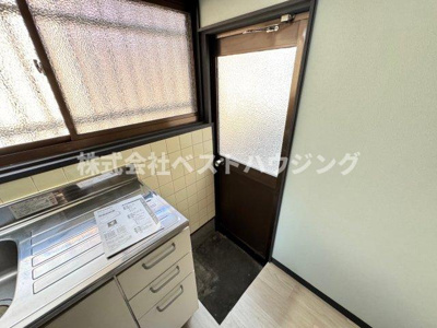 【キッチン】 | 百合丘貸家 | 勝手口