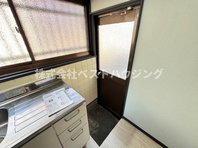 【キッチン】 | 百合丘貸家 | 勝手口