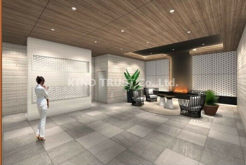 スプランディッド梅田北のロビー|建物の内部です