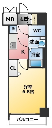 プレサンス名古屋駅ゲートの間取り