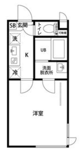 フェリシア行徳1の間取り