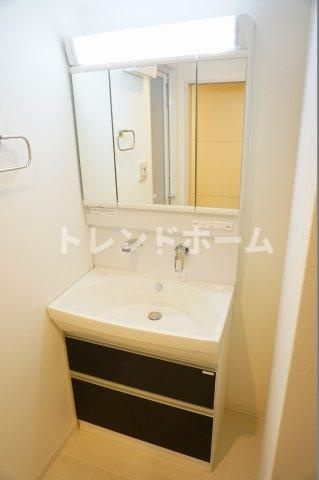 ミラノ堺筋の独立洗面台|選べる家電プランあり！！