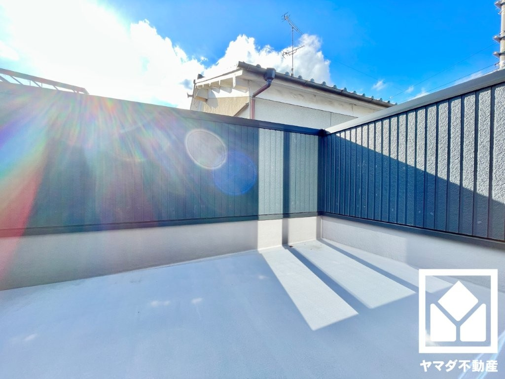 宇治市広野町大開のバルコニー