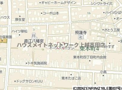 イーストガーデンの地図|位置図