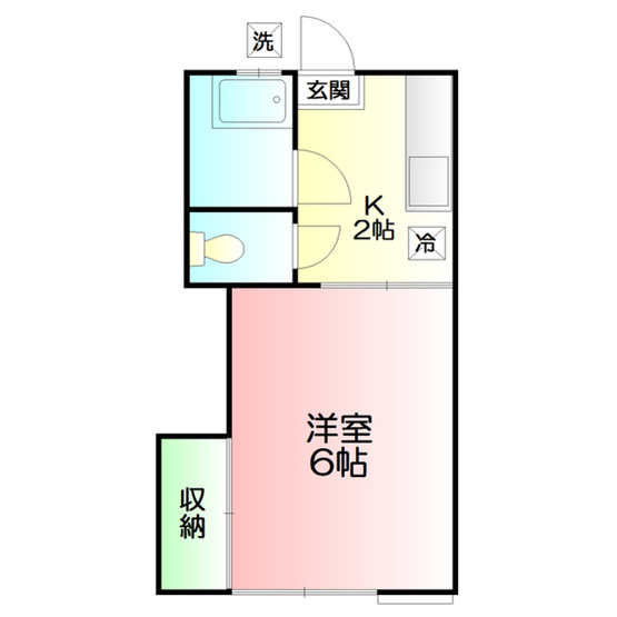 【間取り】 | 今井ハイツＢ棟