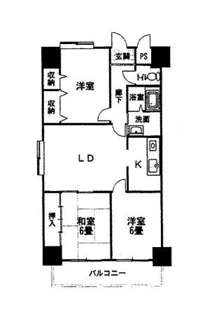 シティハイツ広瀬の間取り