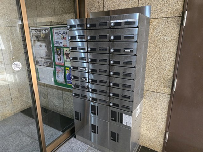 【エントランス】 | 朝日神楽坂マンション | メールボックス