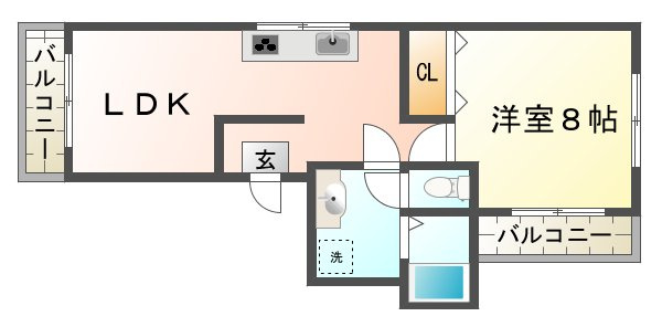 あさひ星が丘マンションの間取り