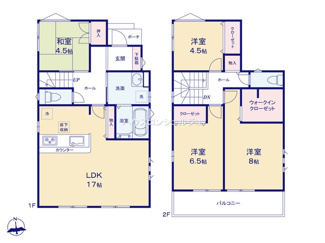 【間取り】 | 名古屋市守山区向台1丁目2310-1【仲介手数料無料】新築一戸建て　2号棟