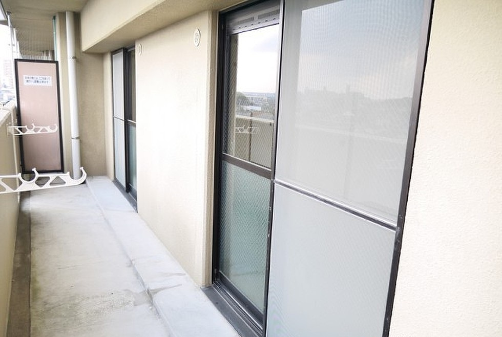 パティオ七夕【キャッシュバック対象物件】のバルコニー|落ち着いた時間を過ごせるバルコニーです