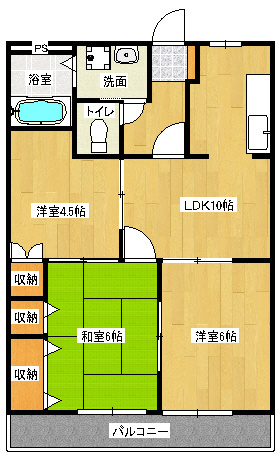 【間取り】 | ピアコスモⅡ | ピアコスモⅡ（Good Ｈome)