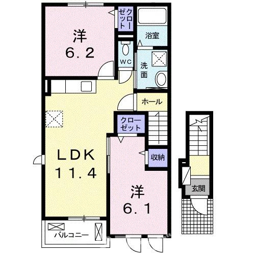 シャルールⅡの間取り