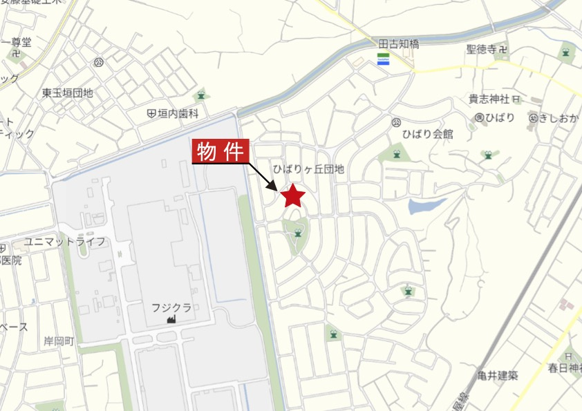 鈴鹿市岸岡町の地図|広域Map