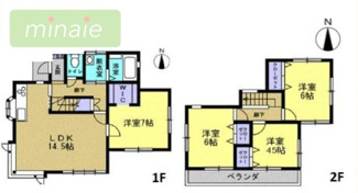 【間取り】 | リフォーム履歴有　白子町八斗