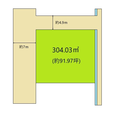 和歌山市毛見　売土地の土地図