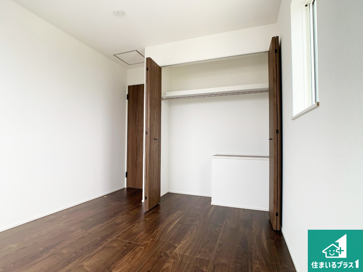 明石市大久保町山手台　第24-1期　新築一戸建ての洋室|シンプルな洋室は、自分好みのインテリアが楽しめます♪ご家族とインテリアや家具を選びに行くのは新築購入時の醍醐味の一つです。ぜひお楽しみください♪