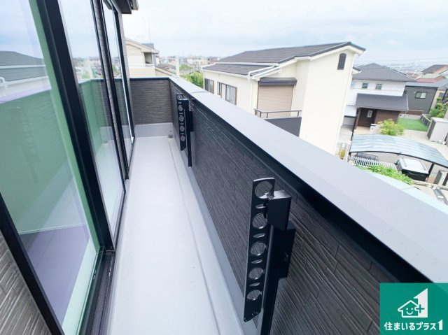 明石市大久保町山手台　第24-1期　新築一戸建てのバルコニー|日当たりのよいバルコニー！お部屋が開放的に！