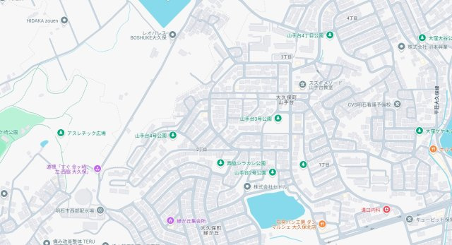 明石市大久保町山手台　第24-1期　新築一戸建ての地図