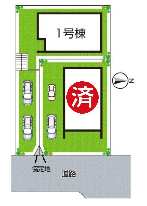 明石市大久保町山手台　第24-1期　新築一戸建ての区画図|全２区画