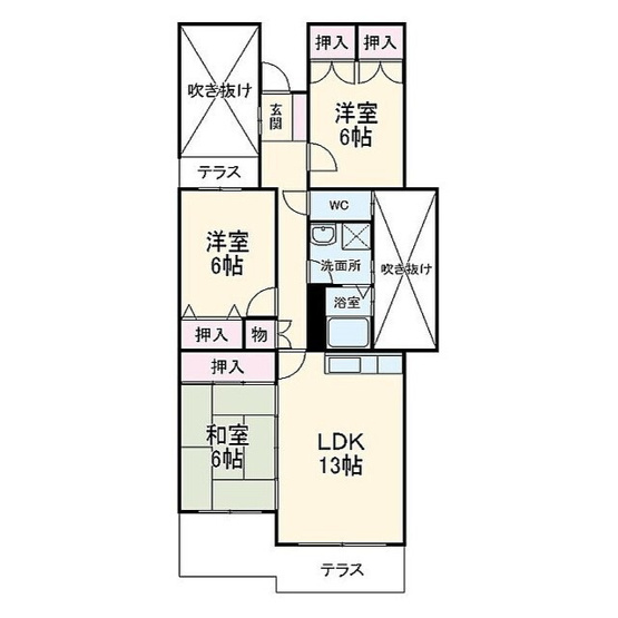 【間取り】 | グランドール大産