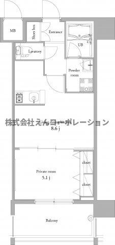 【間取り】 | エンクレスト博多Belle