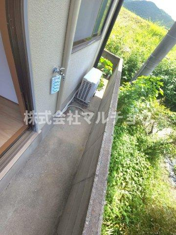 コーポ五月のバルコニー|陽当たり良好なバルコニーです