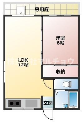 コーポ五月の間取り
