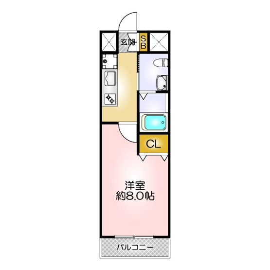 【間取り】 | クレアドル須磨Ⅲ