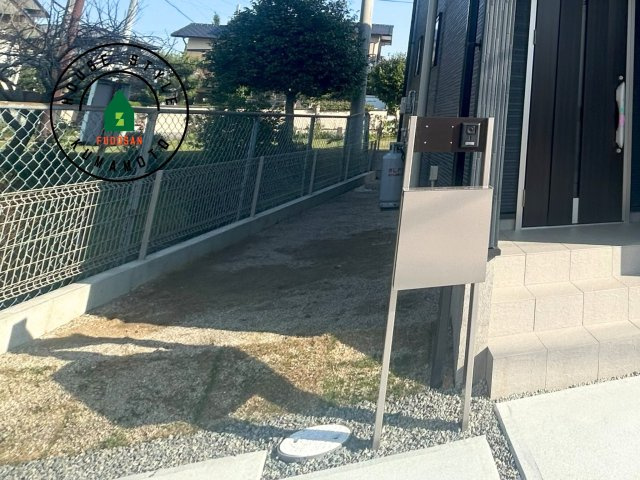 熊本市東区御領3丁目第6-3棟（3号棟）の庭|お庭で自由な時間を過ごせます。