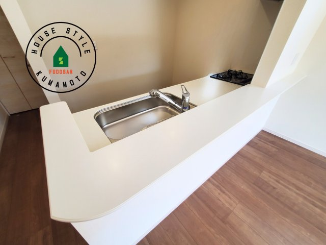 熊本市東区御領3丁目第6-3棟（3号棟）の内観：施工例|会話が弾む場所として居心地の良いリビングです。