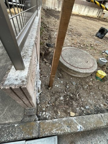 柳瀬川（柏町2丁目）のその他|境界付近（西側から）