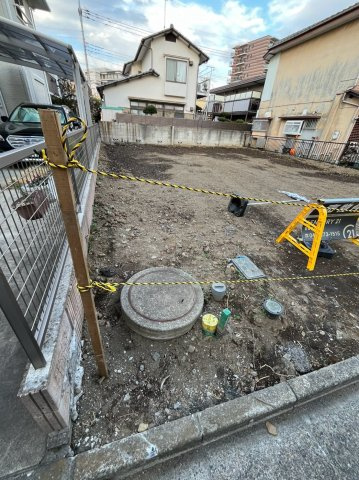 柳瀬川（柏町2丁目）のその他|境界付近（西側から）