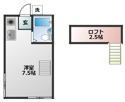 ピュアハウス三咲Bの間取り