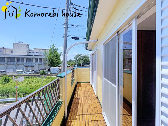 上尾市弁財1丁目　中古一戸建てのバルコニー|6/5　撮影済み