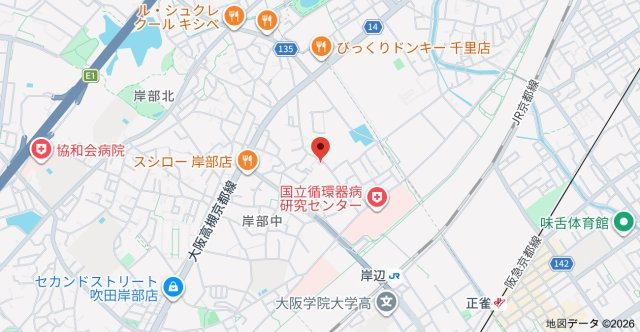クレアトゥール岸辺１の地図