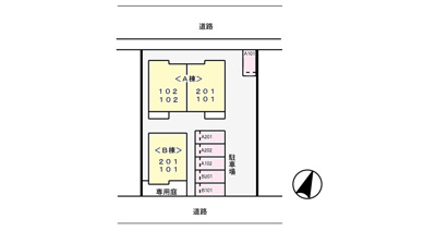 【駐車場】 | ベルメゾンＢ