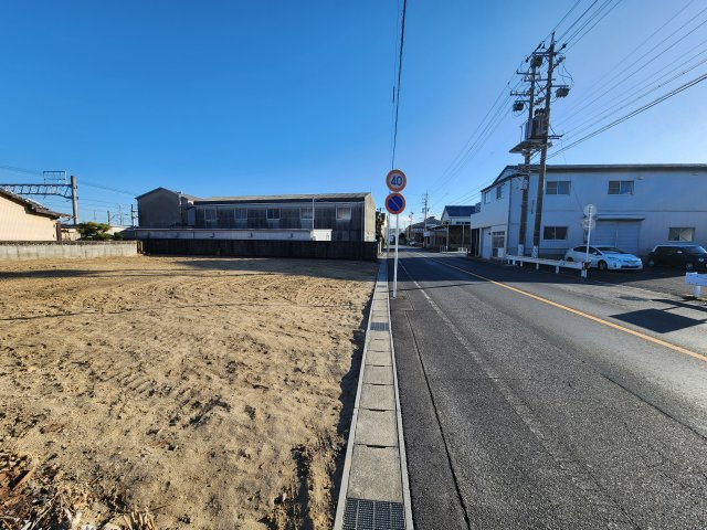 【商談中】常滑市住吉町2丁目　売地Bの前面道路含む現地写真|前面道路
