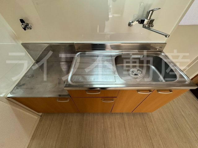 スリースターマンションのキッチン|きれいなキッチンです